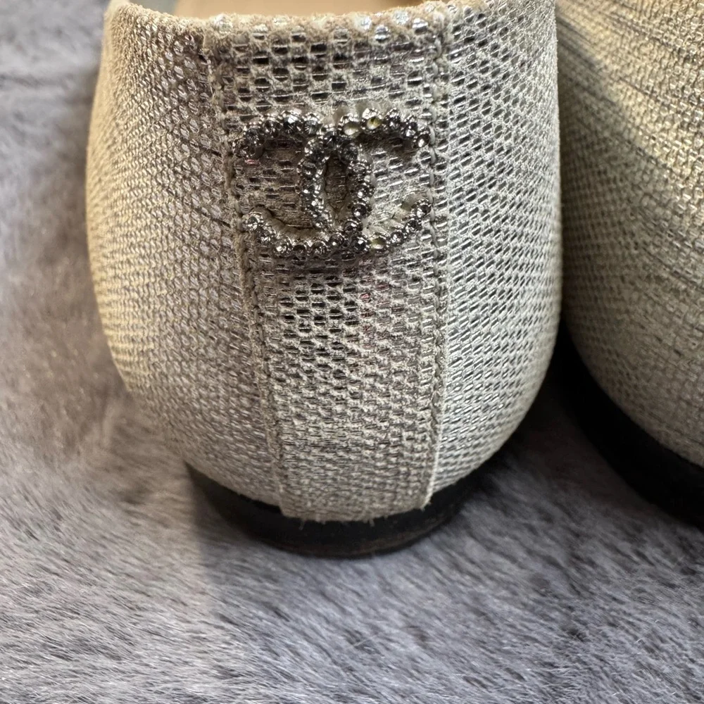 Authentic CHANEL CC 38.5 made in Italy black/silver - Picture 4 of 7